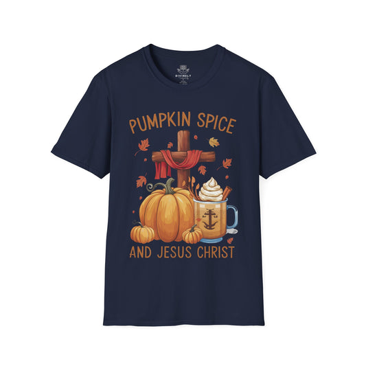 Pumpkin Spice and Jesus Christ T-Shirt
