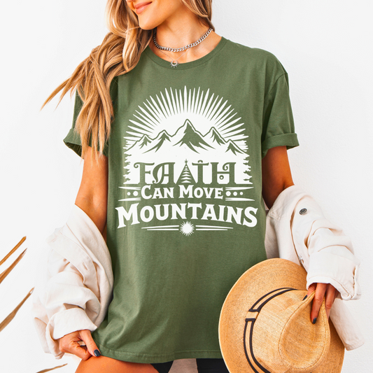 Faith Can Move Mountains Unisex T-Shirt