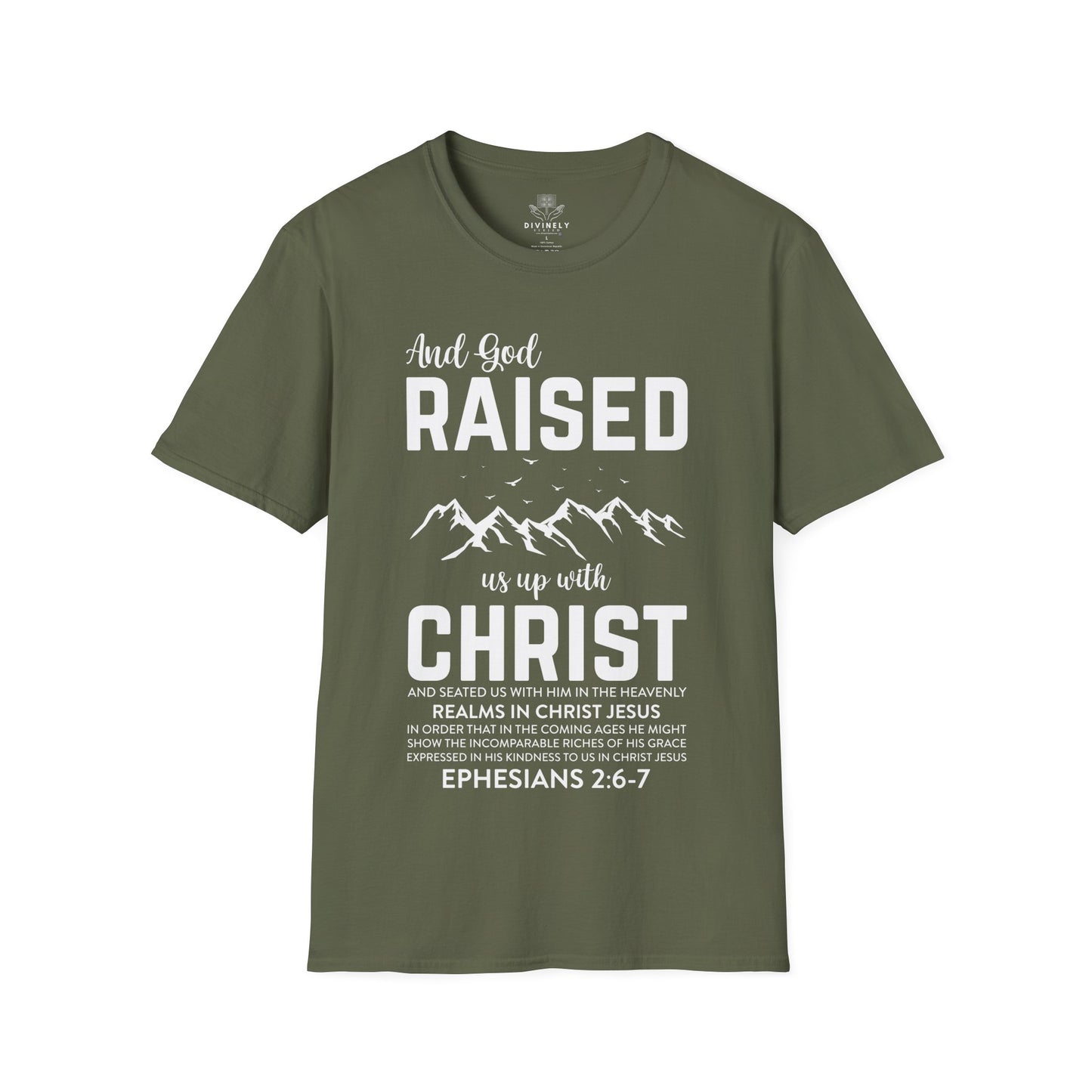 And God Raised Us Up With Christ Unisex T-Shirt