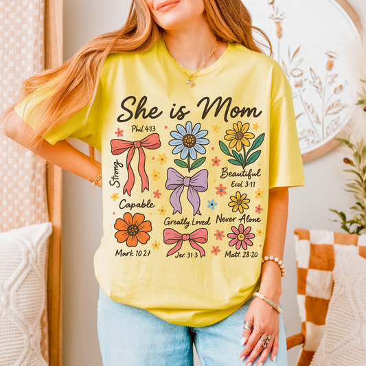 She is Mom Coquette T-Shirt