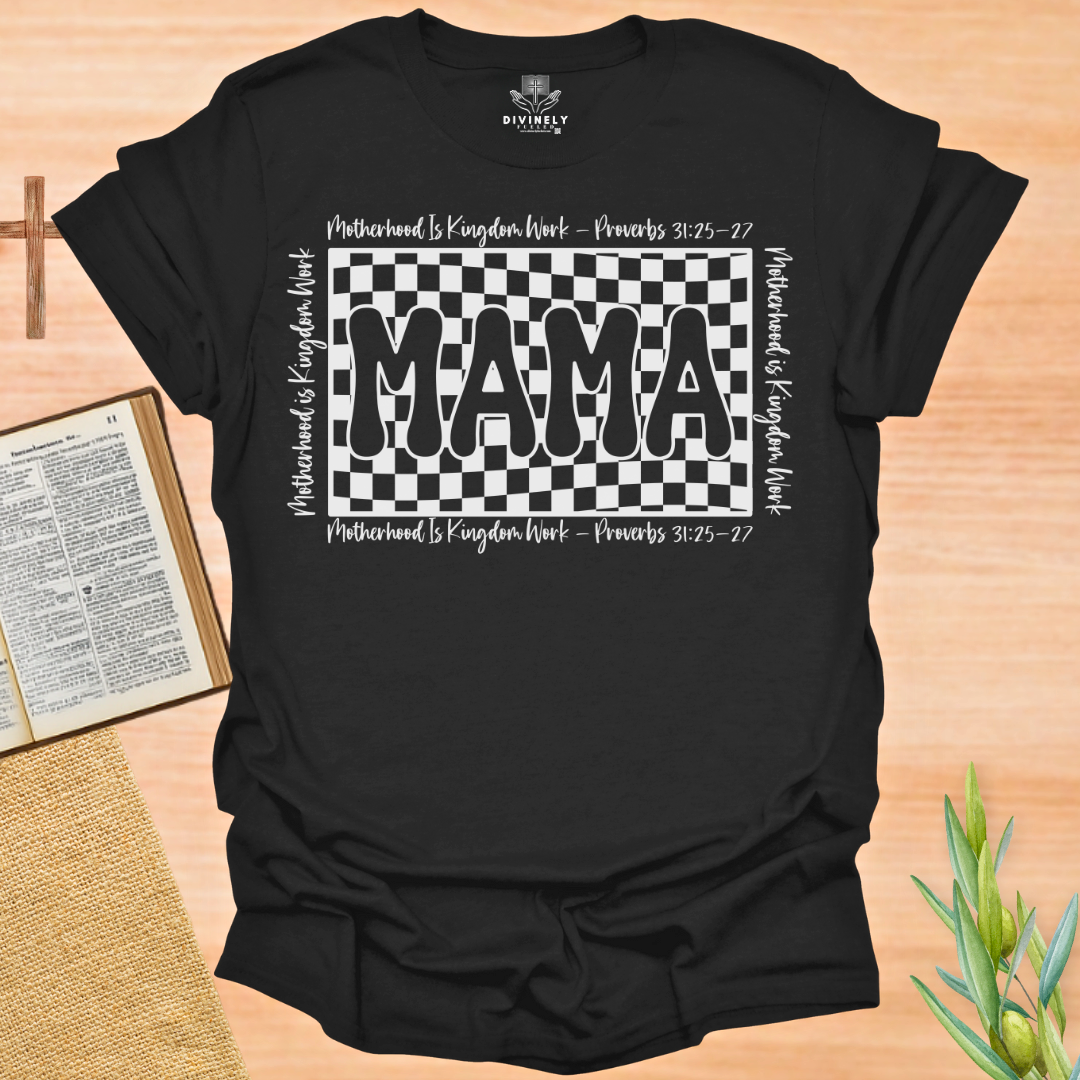 Retro Motherhood Is Kingdom Work T-Shirt