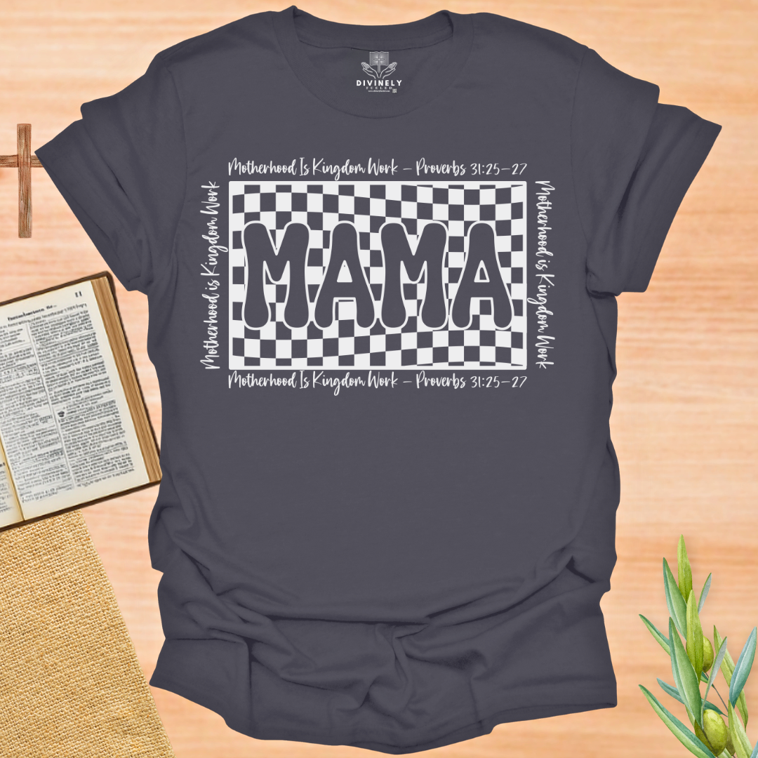 Retro Motherhood Is Kingdom Work T-Shirt