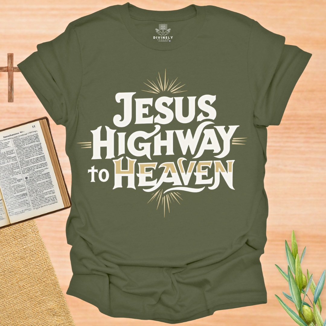 Jesus Highway To Heaven Unisex T-Shirt
