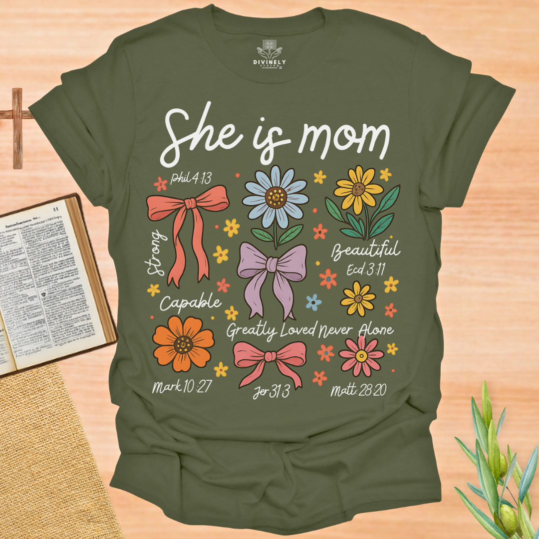 She is Mom Coquette T-Shirt