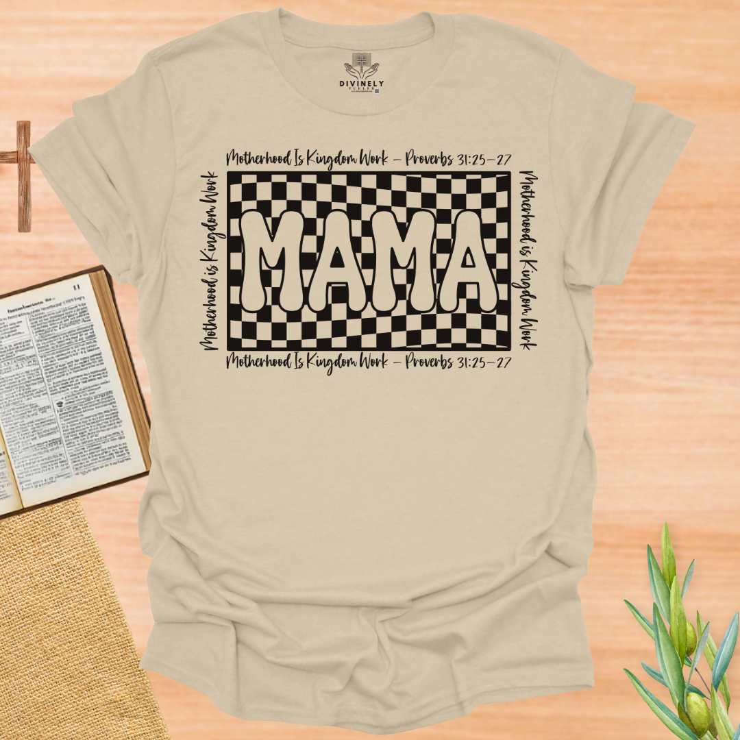 Retro Motherhood Is Kingdom Work T-Shirt