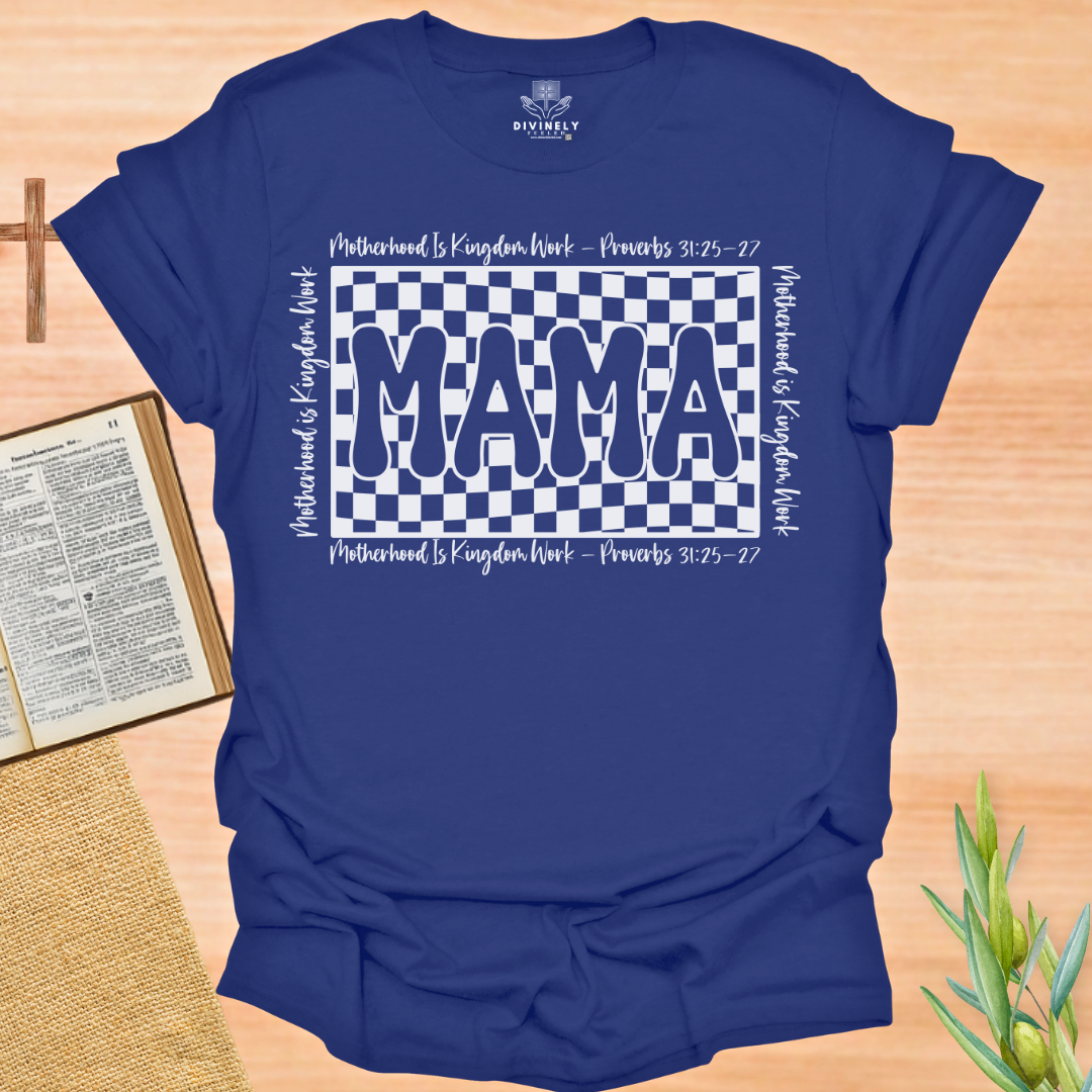 Retro Motherhood Is Kingdom Work T-Shirt