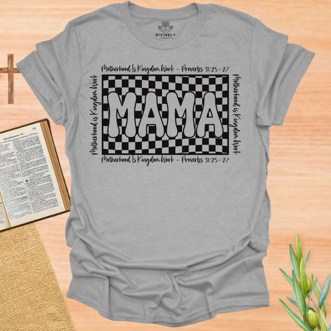 Retro Motherhood Is Kingdom Work T-Shirt