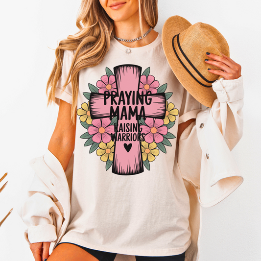 Praying Mama Raising Warriors T-Shirt