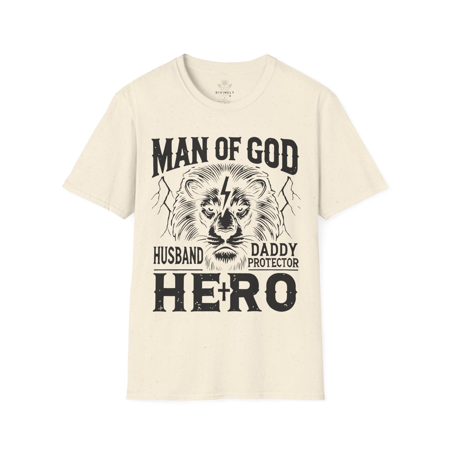 Man of God Husband Dad T-Shirt