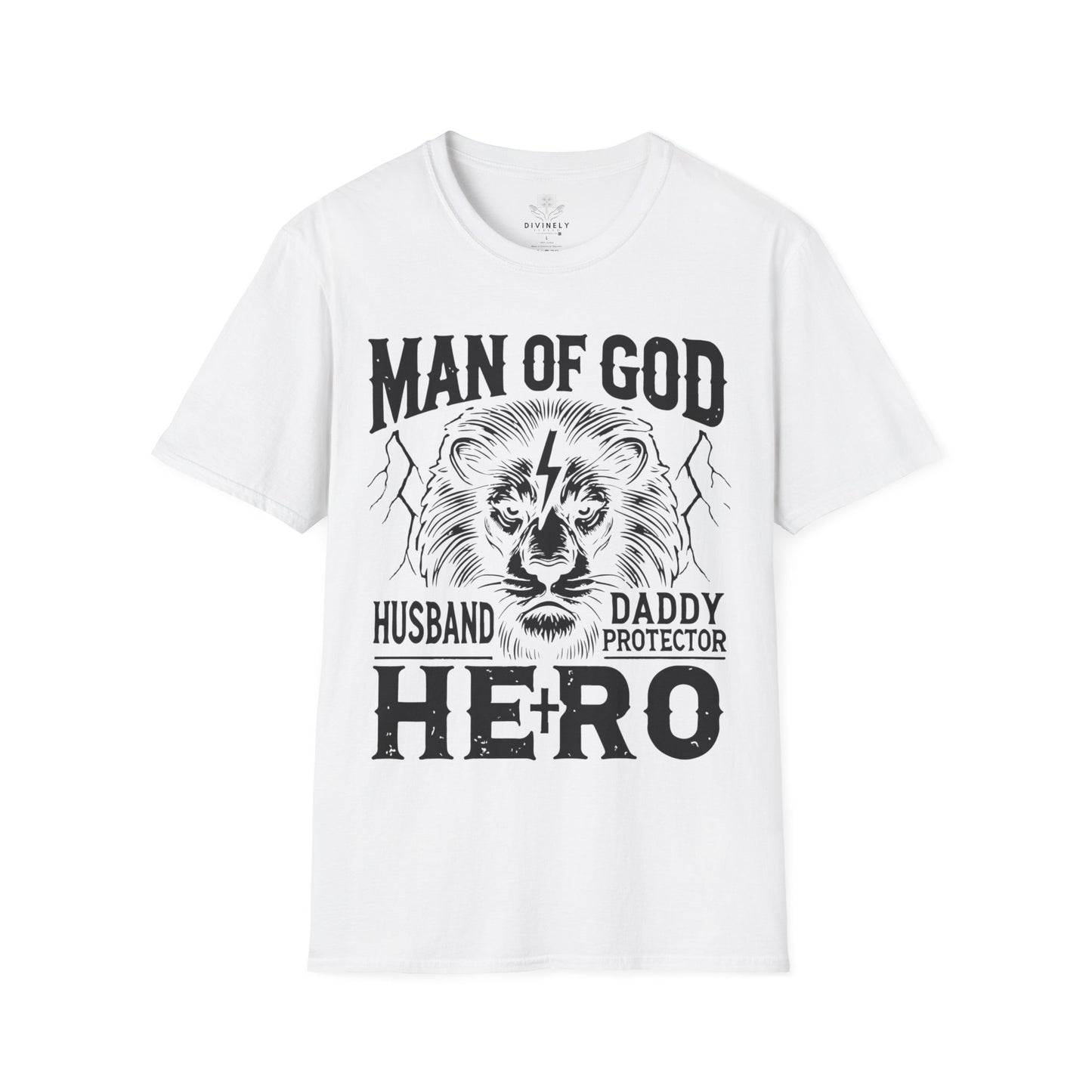Man of God Husband Dad T-Shirt
