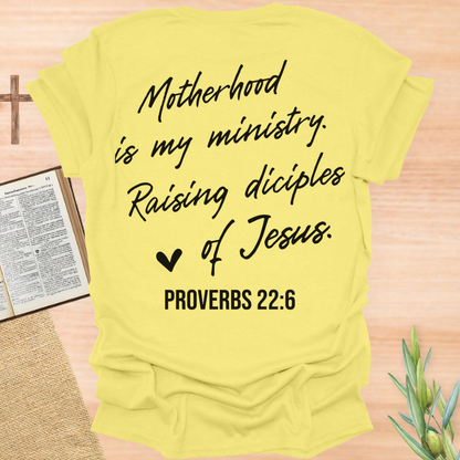 Motherhood Is My Ministry T-Shirt
