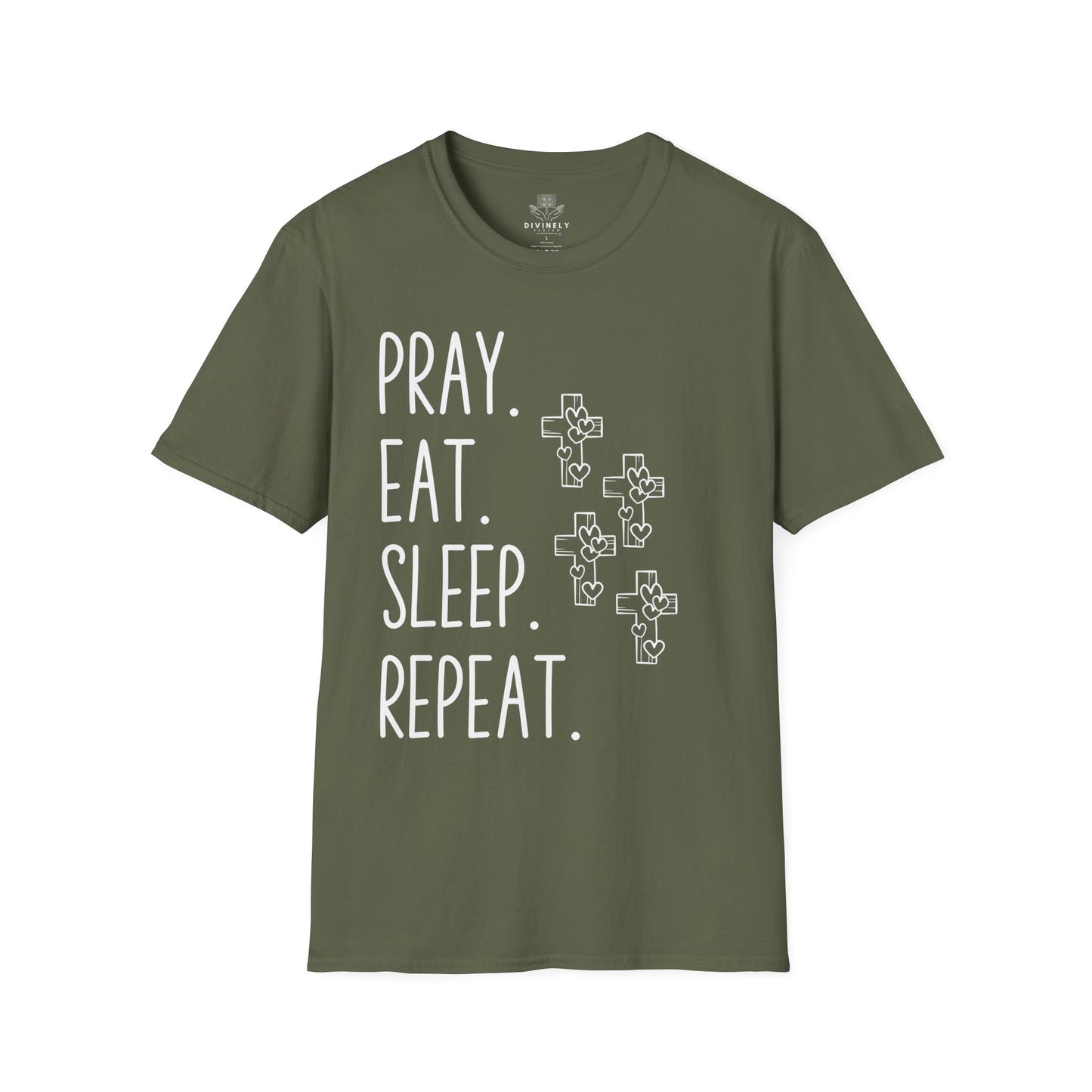 Pray Eat Sleep Repeat Unisex T-Shirt