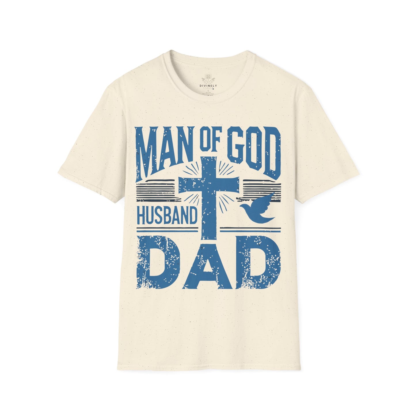 Man of God Husband Dad T-Shirt