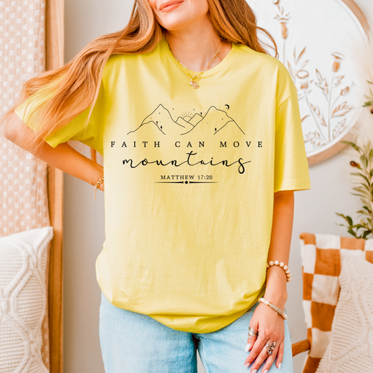 Faith Can Move Mountains Unisex T-Shirt