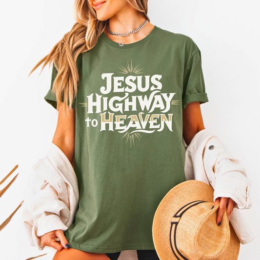 Jesus Highway To Heaven Unisex T-Shirt