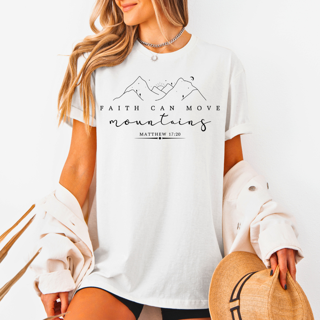 Faith Can Move Mountains Unisex T-Shirt