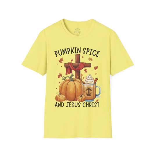 Pumpkin Spice and Jesus Christ T-Shirt