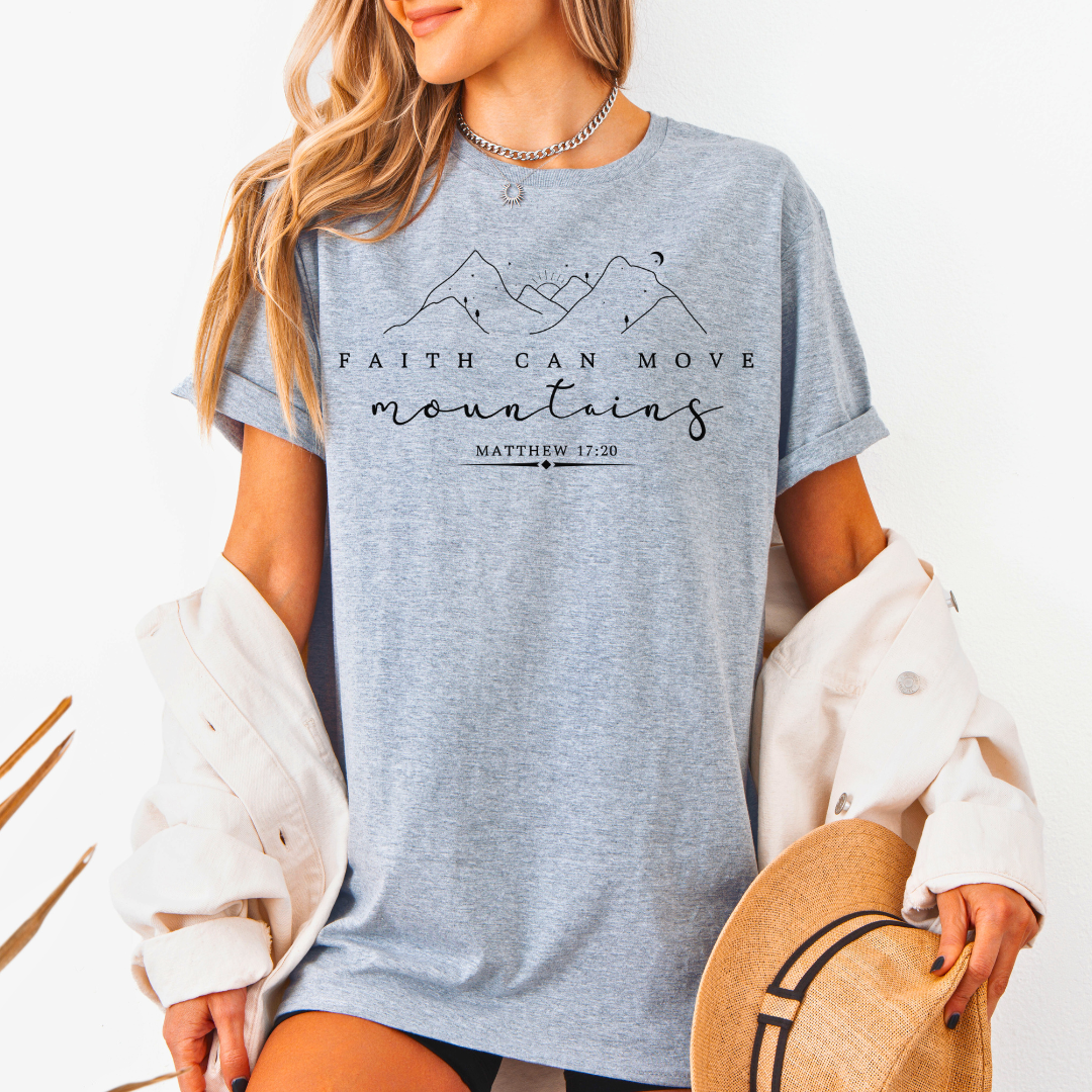 Faith Can Move Mountains Unisex T-Shirt
