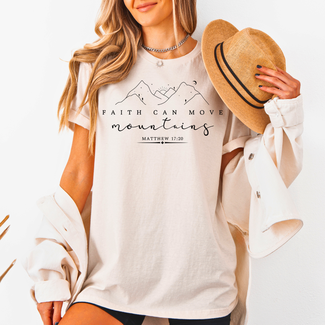 Faith Can Move Mountains Unisex T-Shirt
