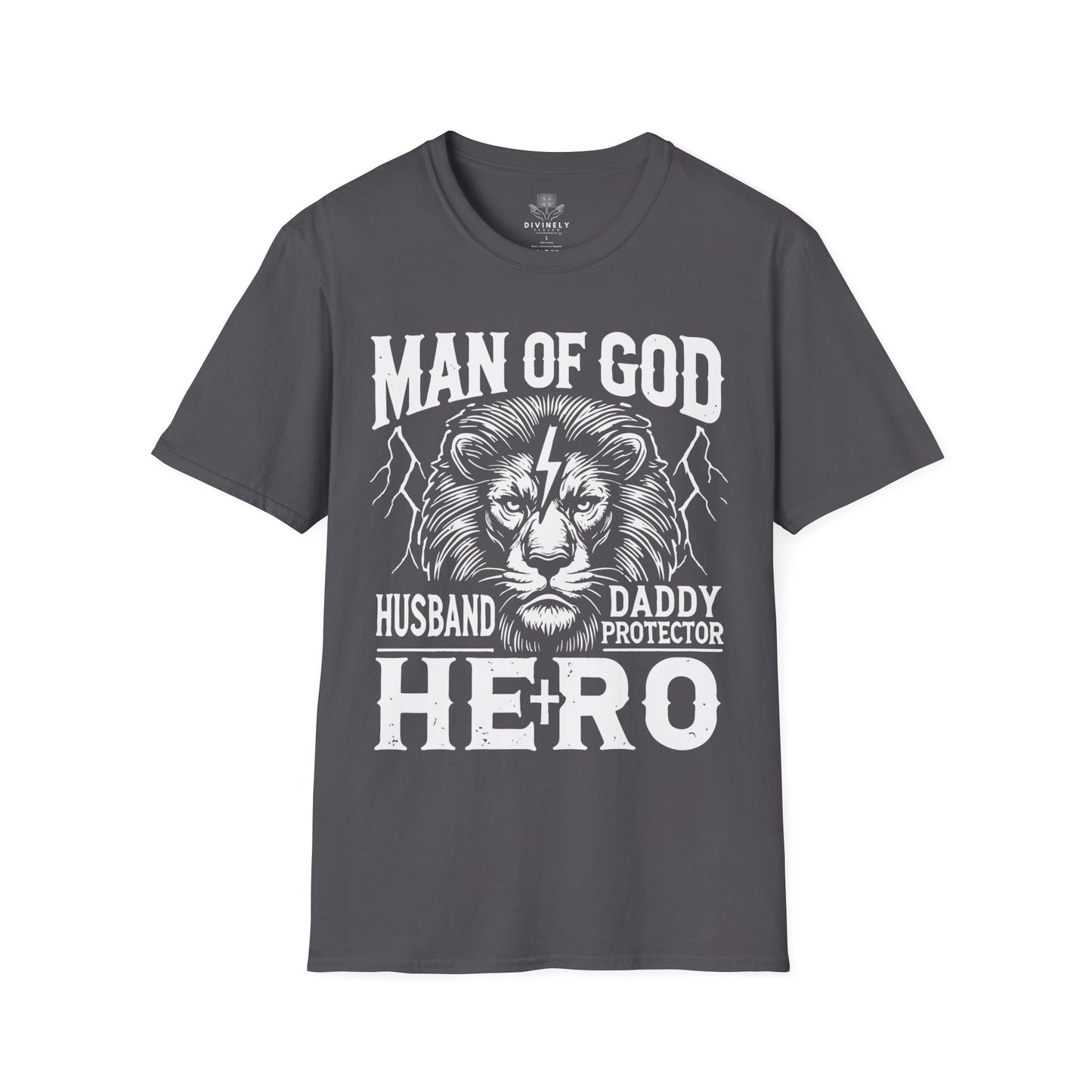 Man of God Husband Dad T-Shirt