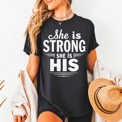 She Is Strong She Is His Unisex T-Shirt