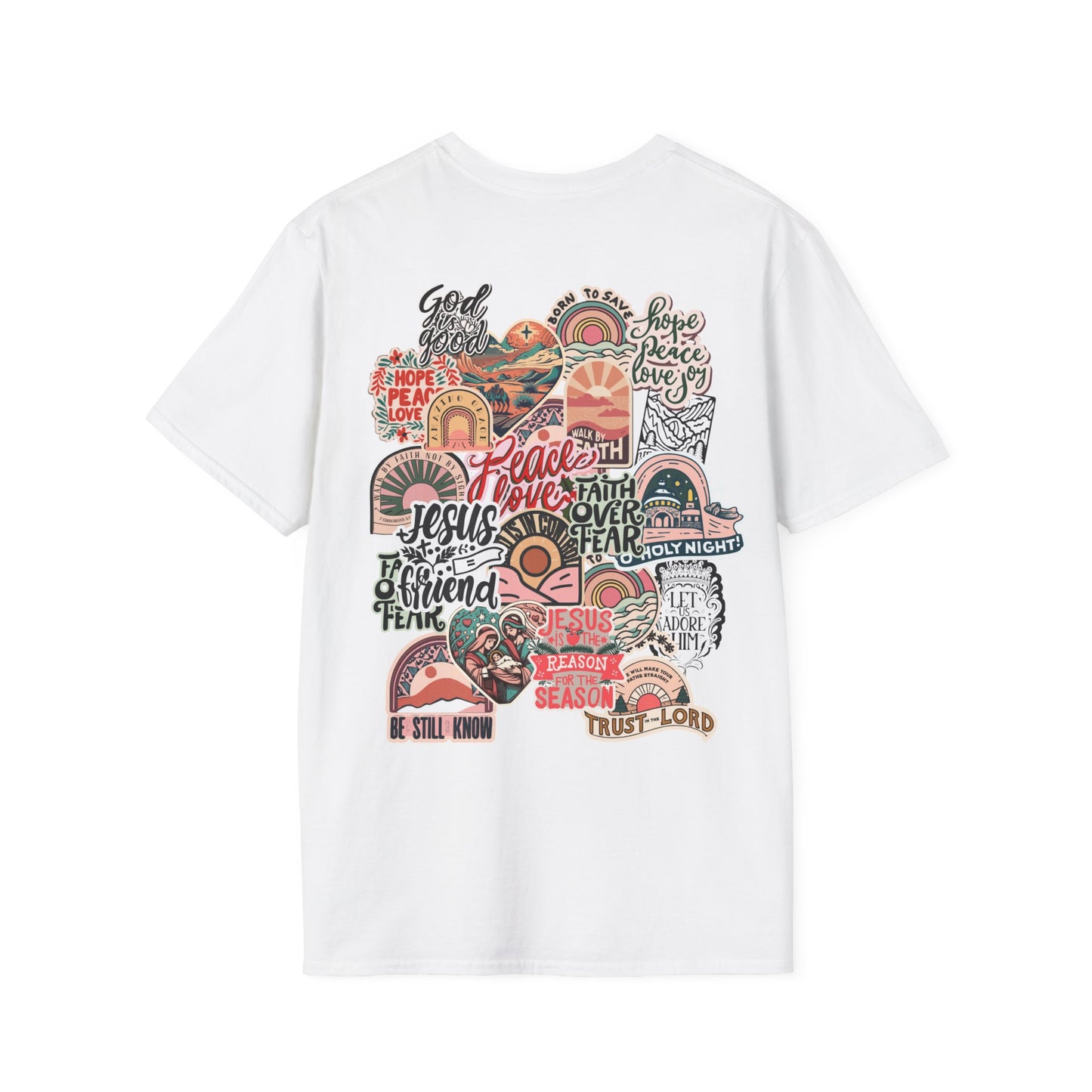 Inspirational Bible Verses Christian Retro T-Shirt