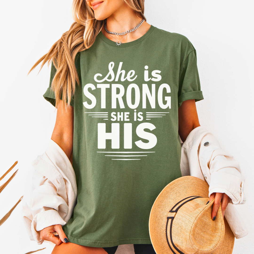 She Is Strong She Is His Unisex T-Shirt