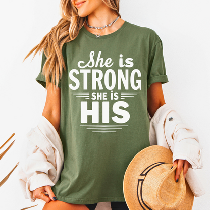 She Is Strong She Is His Unisex T-Shirt