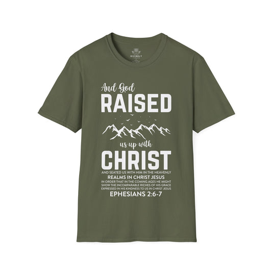 And God Raised Us Up With Christ Unisex T-Shirt