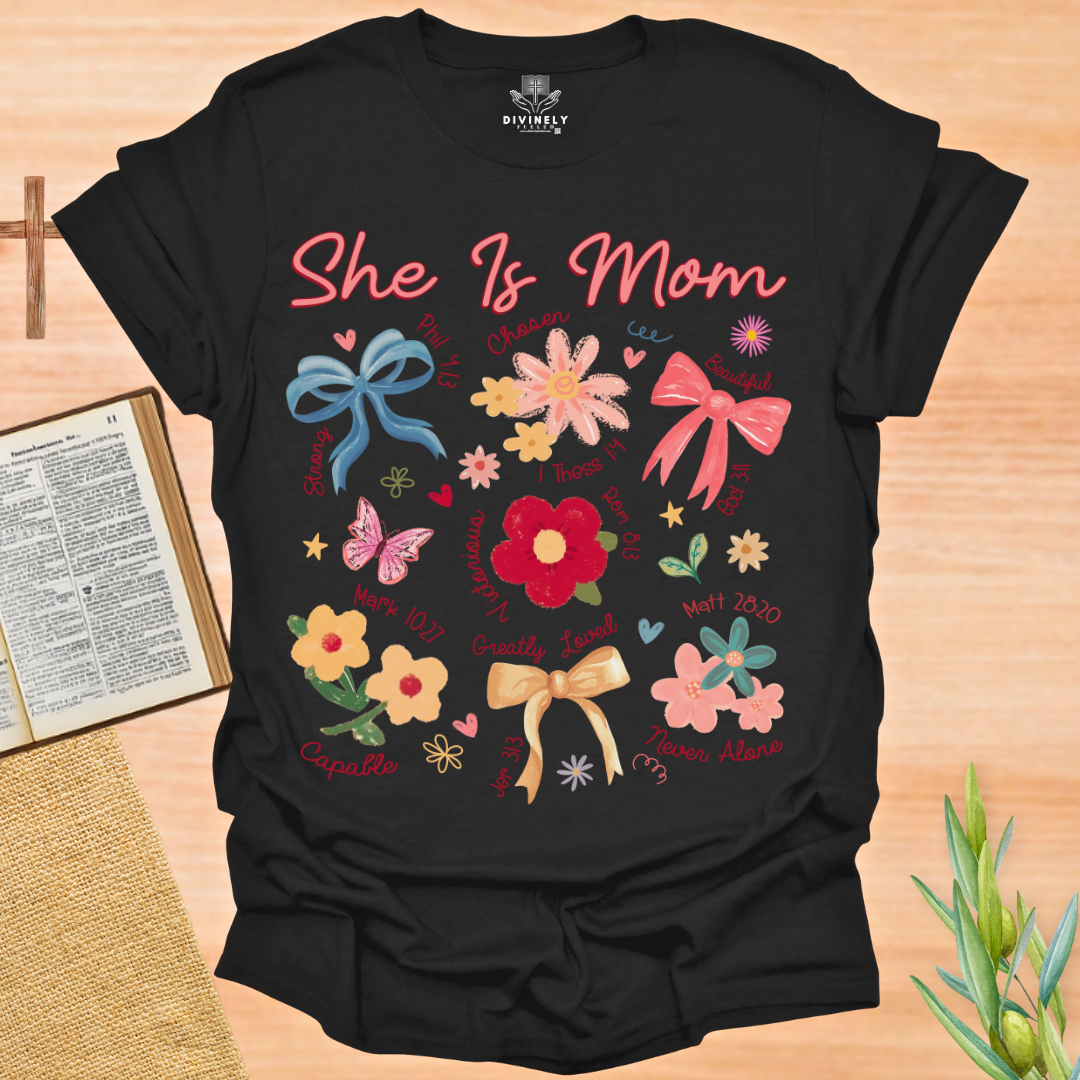She is Mom Coquette T-Shirt