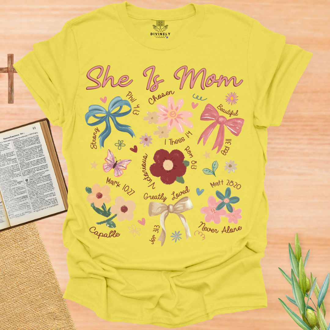 She is Mom Coquette T-Shirt
