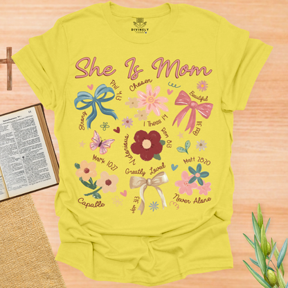 She is Mom Coquette T-Shirt
