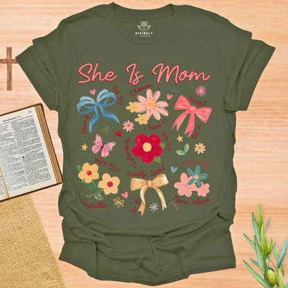 She is Mom Coquette T-Shirt