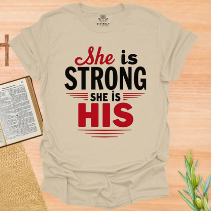 She Is Strong She Is His Unisex T-Shirt