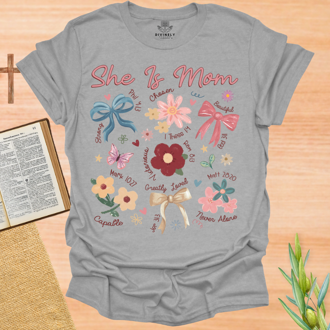 She is Mom Coquette T-Shirt