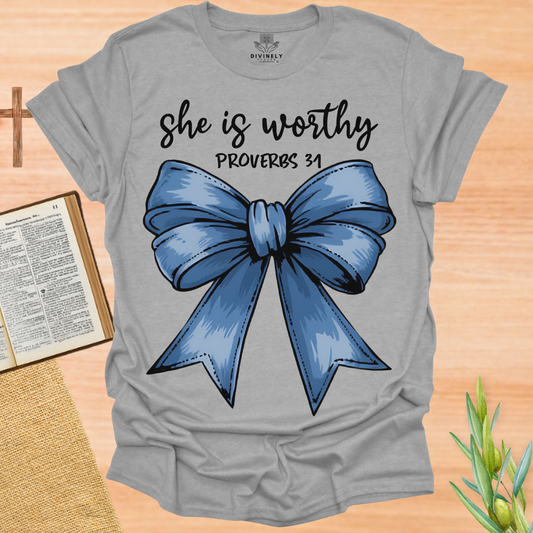 She is Worthy Coquette T-Shirt