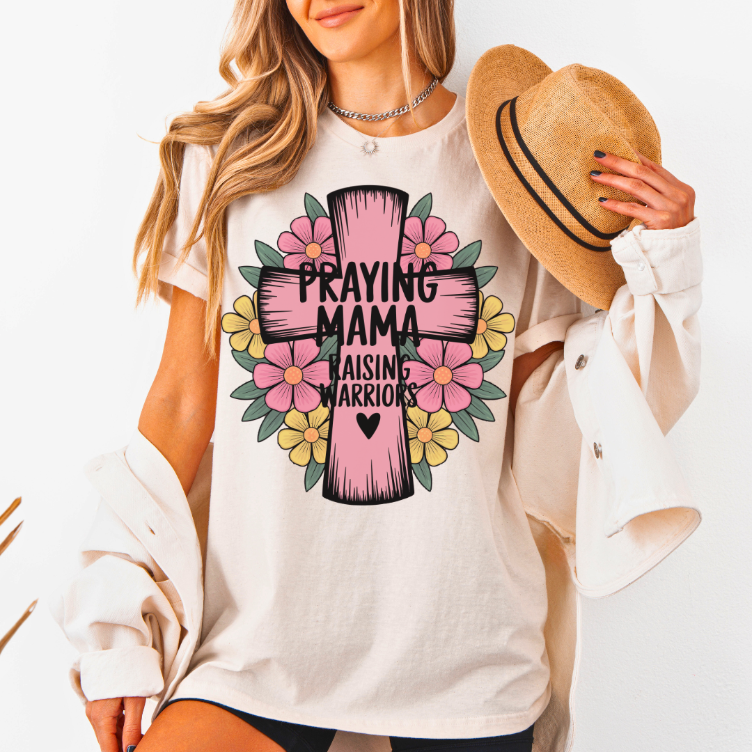 Praying Mama Raising Warriors T-Shirt